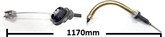 CLUTCH CABLE - MAZDA 323 1986-88