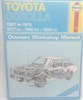 HAYNES - TOYOTA COROLLA 1100 1200 67-74