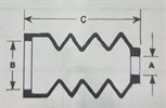 SEAL - BOOT 11.1MM X 26.9MM X 58.7MM