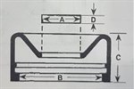 SEAL - BOOT 12.3MM X 26.4MM X 15.2MM X 2.3MM