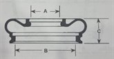SEAL - BOOT 19.0MM X 40.1MM X 15.7MM