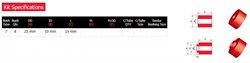 FRONT AXLE SWAY BAR LINK - BUSHING KIT PartNo:  N42032