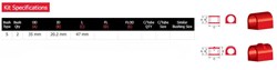 FRONT AXLE SWAY BAR MOUNT - BUSHING KIT 20MM PartNo:  N42061