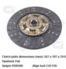 CLUTCH PLATE - 267MM X 10T X 1-1/8