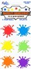 STICKER PAINT BALL SPLATS X6