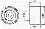 IDLER - NISSAN 300ZX VG30DE