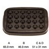 PEDAL PAD - DAIHATSU DELTA 1979-2004