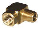 BRASS 90° ELBOW 1/4 BSPP X 1/4 BSPT
