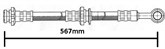 BRAKE HOSE - NISSAN PULSAR (R)