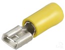 NARVA - TERMINAL F BLADE 6.3MM YELLOW