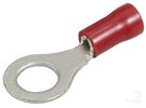 NARVA - TERMINAL RING 6.3MM RED