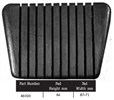 PEDAL PAD - HOLDEN HD HR