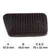 PEDAL PAD - FORD MANUAL