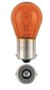 BULB - 12V 21W BA15S S-25MM AMBER