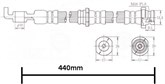 BRAKE HOSE - LASER 323 86-89 (F)