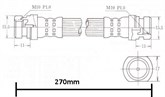 BRAKE HOSE - MITSUBISHI LANCER (F&R)