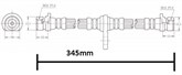 BRAKE HOSE - HONDA (R)