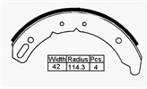 BRAKE SHOES - BEDFORD BLMC