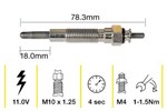 GLOW PLUG - MITSUBISHI PAJERO