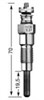 GLOW PLUG - NISSAN 720 ATLAS SD22 SD23