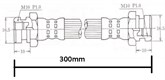 BRAKE HOSE - DATSUN 120Y (F)