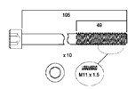 HEAD BOLT SET - MAZDA FP DOHC
