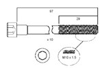 HEAD BOLT SET - NISSAN GA14D GA16D