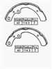 BRAKE SHOES - BLUEBIRD 910 200B STANZA