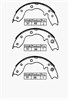 BRAKE SHOES - NISSAN TERRANO 87> (HAND)