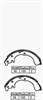 BRAKE SHOES - COROLLA KE TE AE 79-84