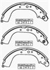 BRAKE SHOES - TOYOTA 295MM X 50MM