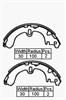 BRAKE SHOES - TOYOTA COROLLA 87>