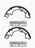 BRAKE SHOES - ECONOVAN MAXI DUAL TYRES