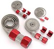 BRAIDED HOSE SLEEVE KIT RED