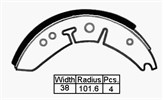 BRAKE SHOES - COMMER VAN COB 1955-65