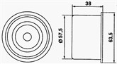 IDLER - MITSUBISHI 6G73 6G74