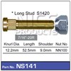 WHEEL STUD & NUT - 7/16"-20R