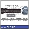 WHEEL STUD & NUT - 7/16"-20R