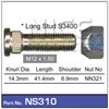 WHEEL STUD & NUT - M12X1.50