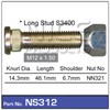 WHEEL STUD & NUT - M12X1.50