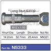 WHEEL STUD & NUT - M12X1.50