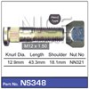 WHEEL STUD & NUT - M12X1.50