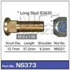 WHEEL STUD & NUT - M12X1.50