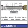 WHEEL STUD & NUT - M12X1.25 (LONG)