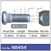 WHEEL STUD & NUT - M12X1.25