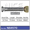 WHEEL STUD & NUT - M12X1.25 (LONG)