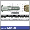 WHEEL STUD & NUT - M12X1.25