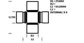 UNIVERSAL JOINT - DATSUN 180B 260C