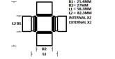 UNIVERSAL JOINT - HOLDEN SALSBURY DIFF