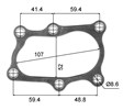 TURBO OUTLET GASKET - NISSAN T3